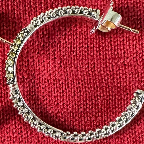 Lagos Caviar Hoop Earrings - Picture 9 of 15